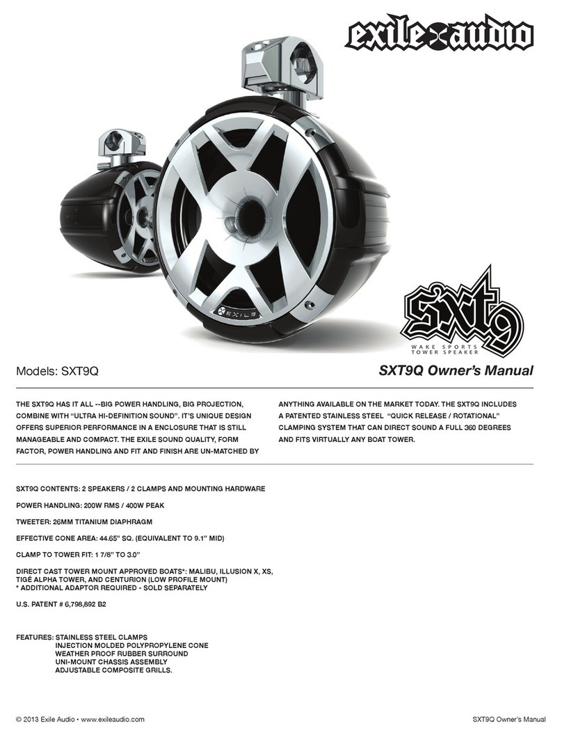 Exile SXT9Q owner's manual