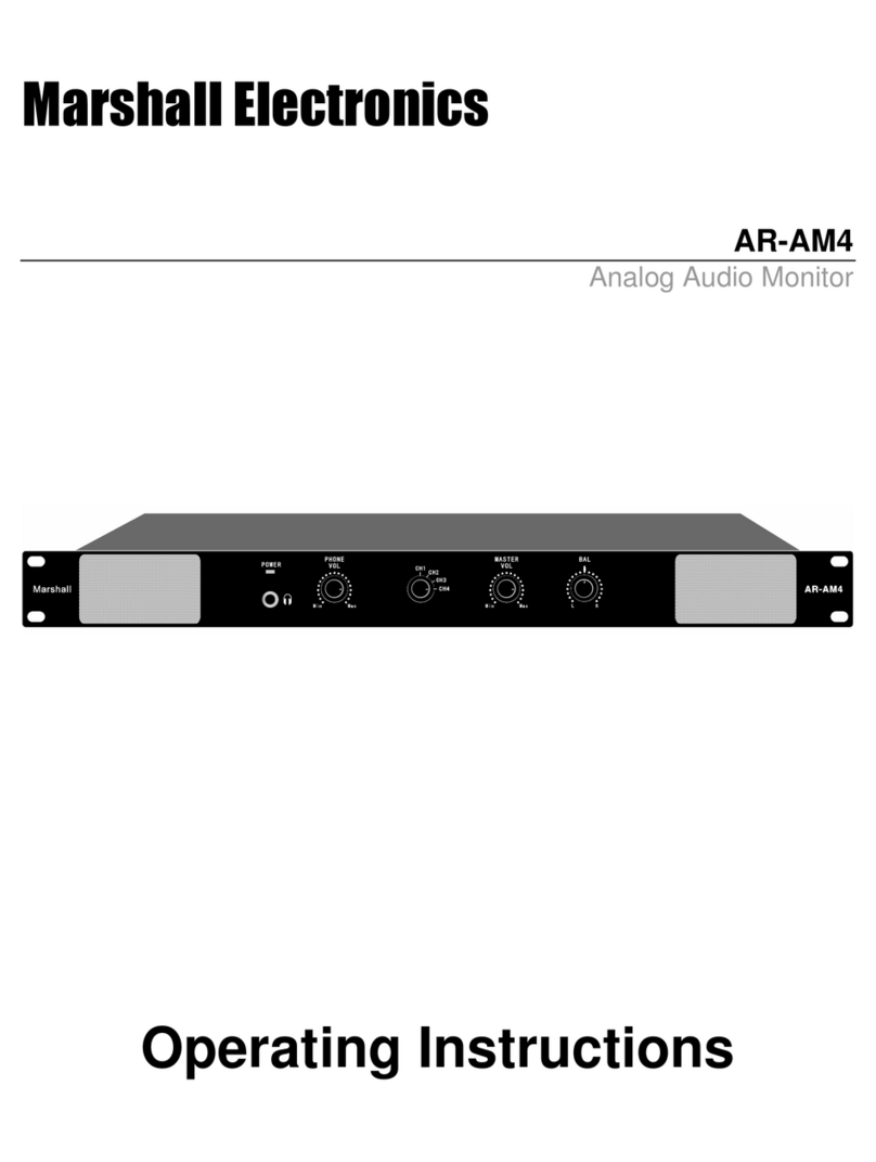 Marshall Electronics AR-AM4 User manual