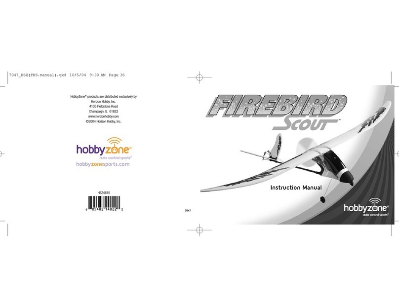 HobbyZone Firebird Scout User manual
