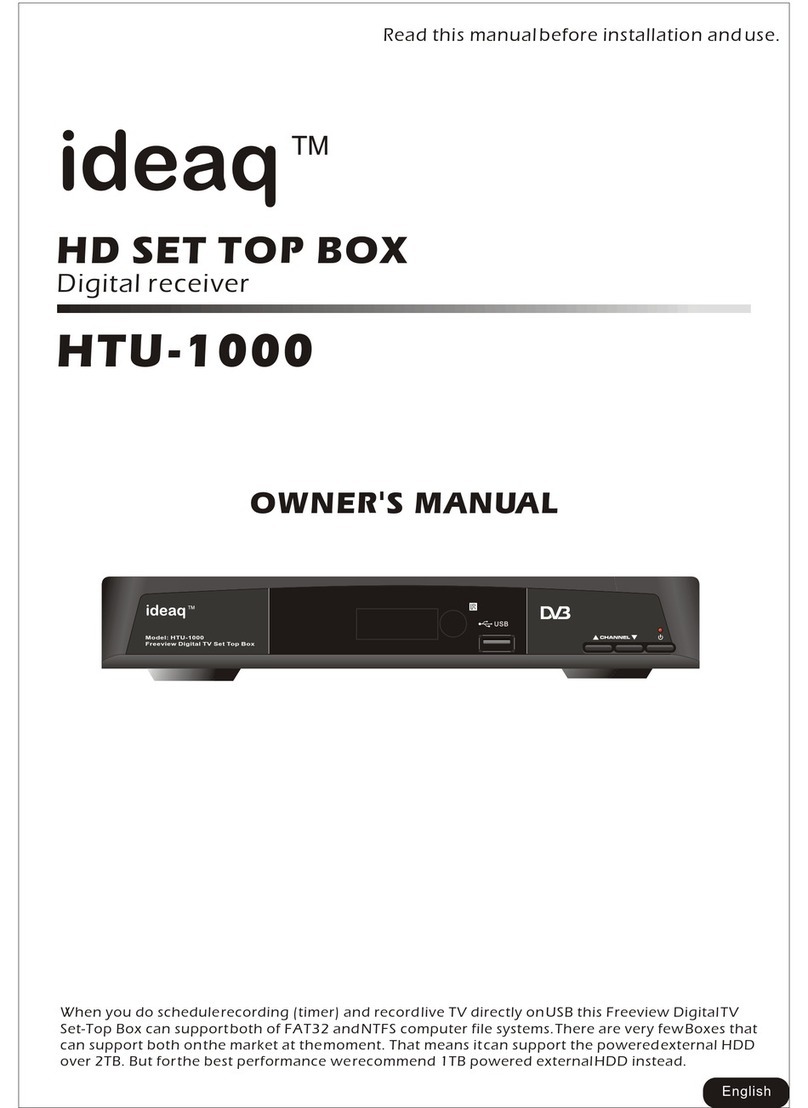 ideaq HTU-1000 owner's manual