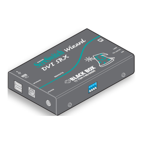 Black Box Wizard DVI SRX User manual