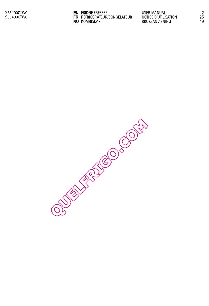 AEG S83400CTW0 User manual