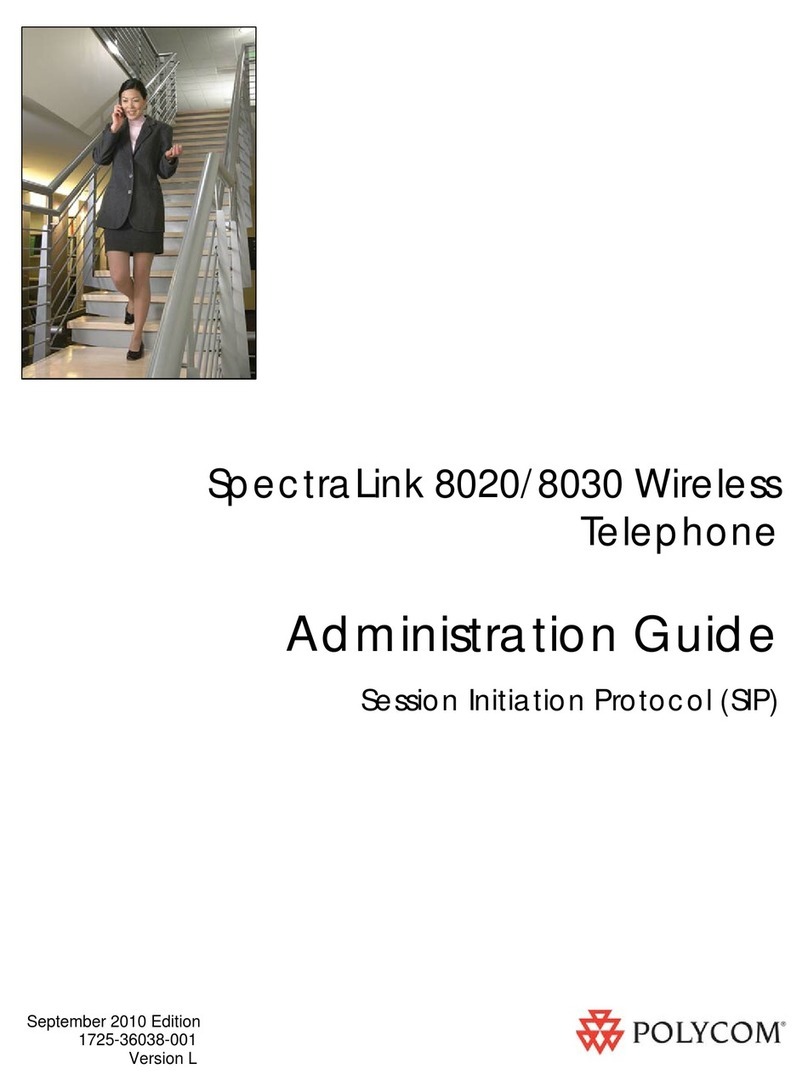 Polycom SpectraLink 8020 Instruction Manual