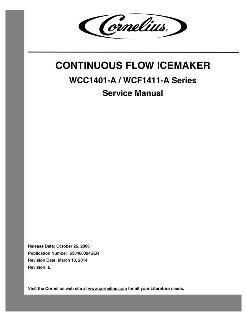Cornelius WCC1401-A Series Service manual