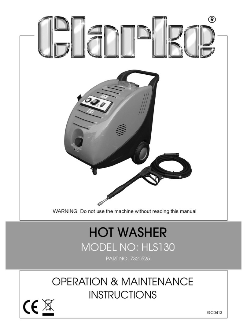 Clarke HLS130 Operation & maintenance instructions