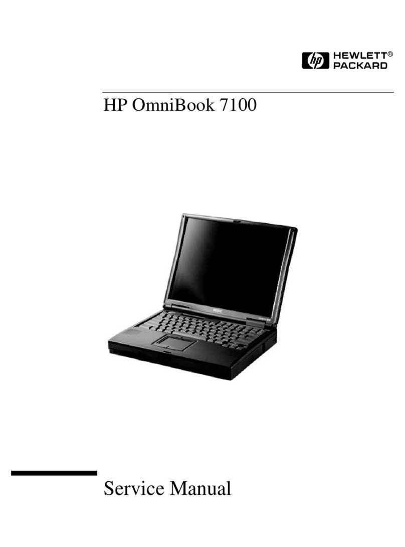 HP OmniBook 7100 User manual HP OmniBook 7100 User manual