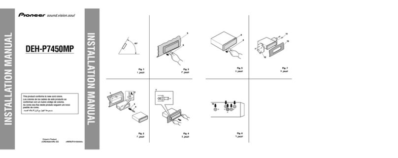 Pioneer DEH-P7450MP User manual