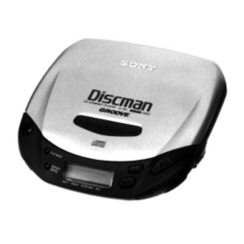 Sony Discman D-180AN User manual