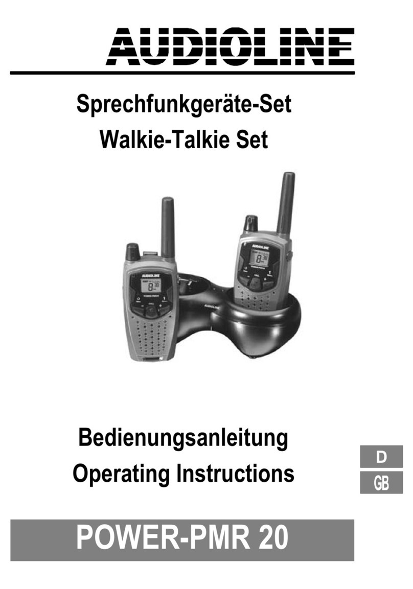 AUDIOLINE POWER-PMR 20 operating instructions