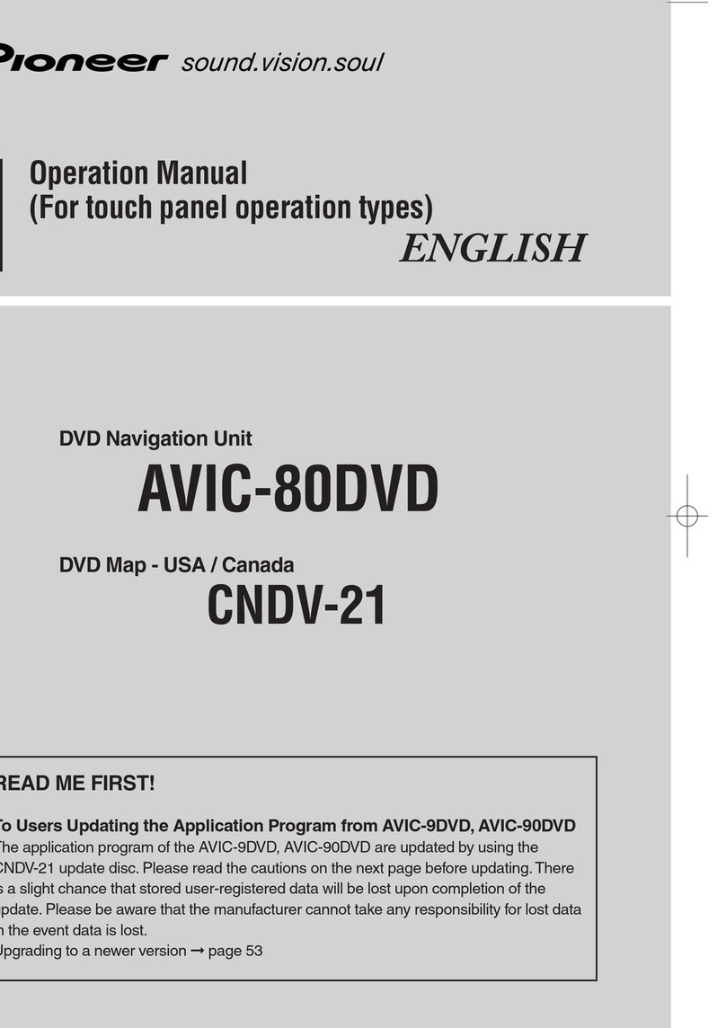 Pioneer CNDV-21 User manual