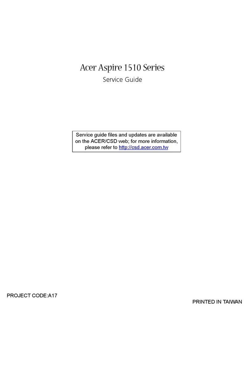 Acer Aspire 1510 Series User manual