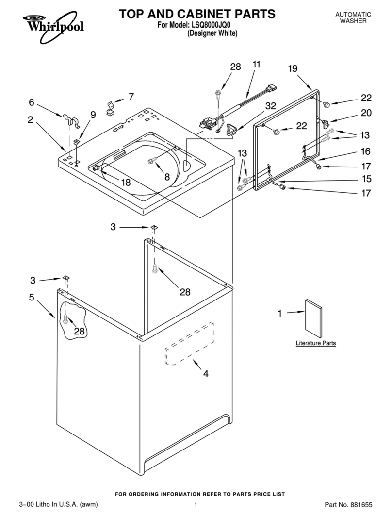Whirlpool LSQ8000JQ0 parts list