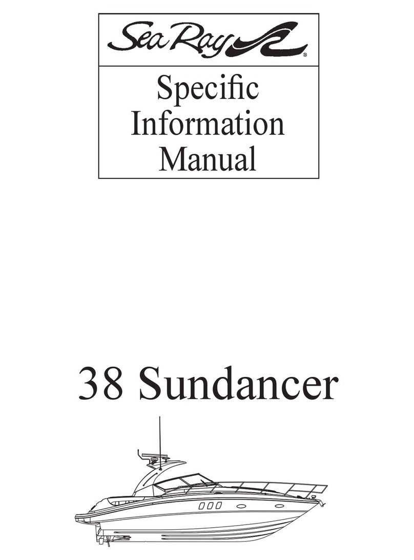 Sea Ray 38 Sundancer Specific information manual