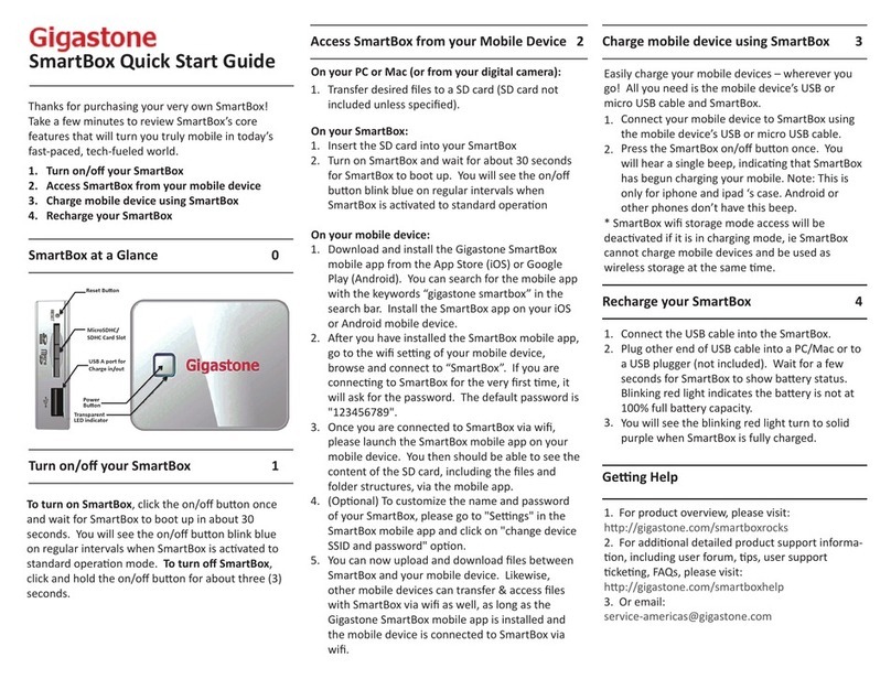 Gigastone SmartBox User manual