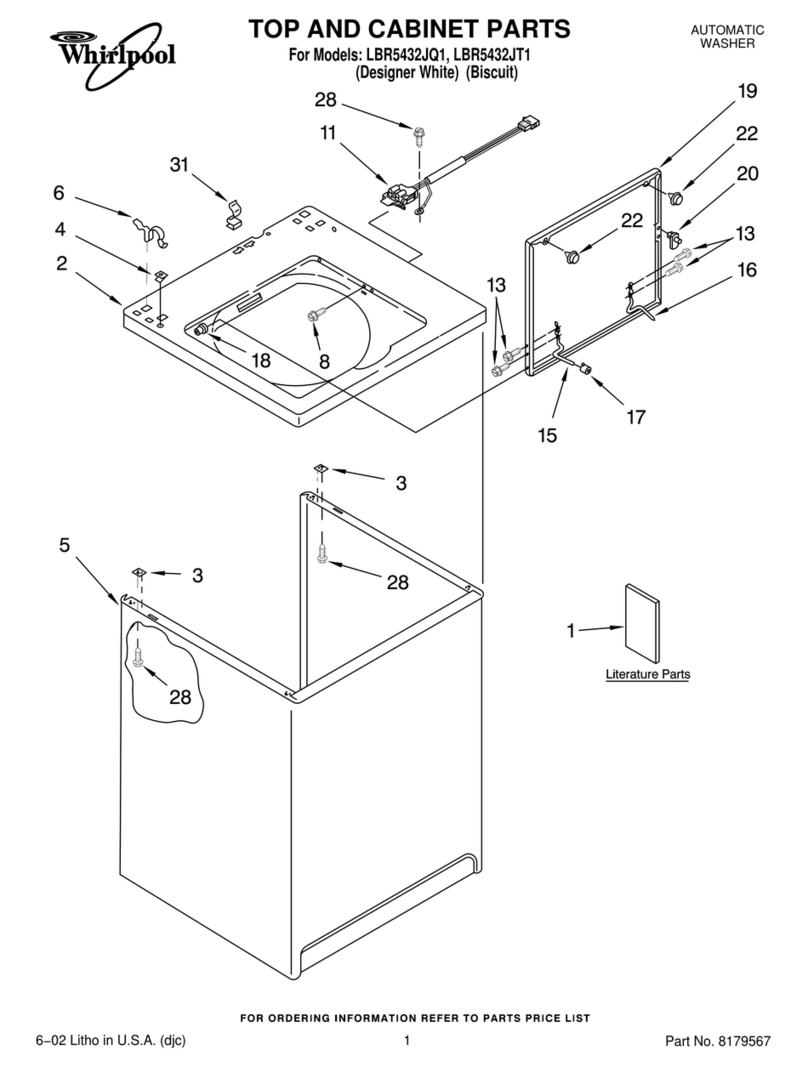 Whirlpool LBR5432JQ1 parts list