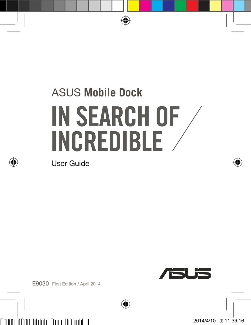 Asus Mobile Dock User manual