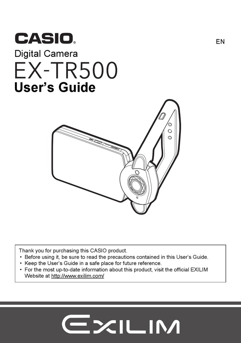 Casio Exilim EX-TR500 user guide