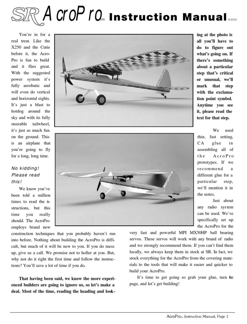 Acro Pro SR instruction manual