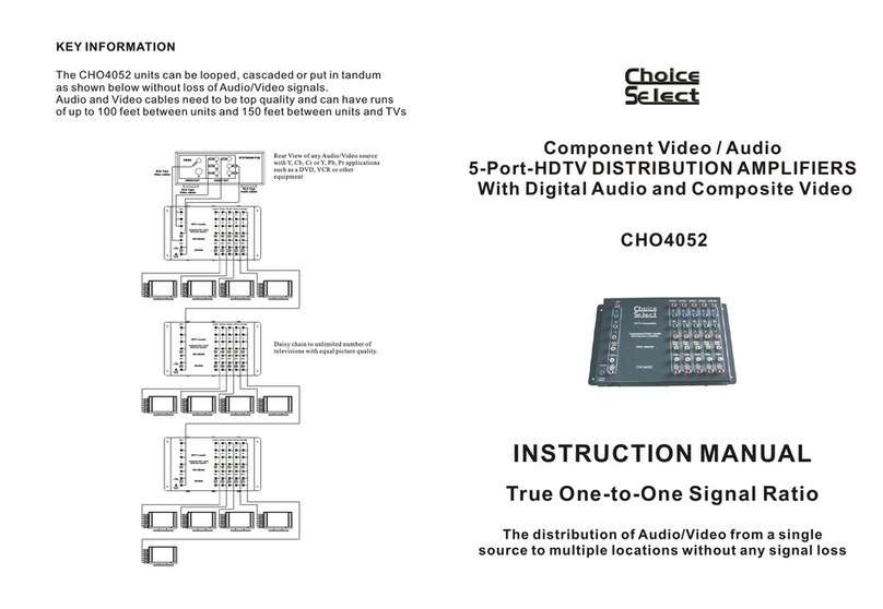 Choice Select CHO4052 User manual