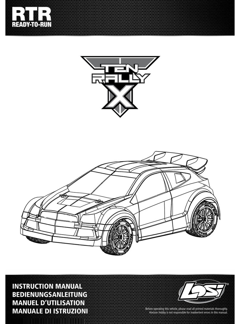 Team Losi Ten Rally X instruction manual