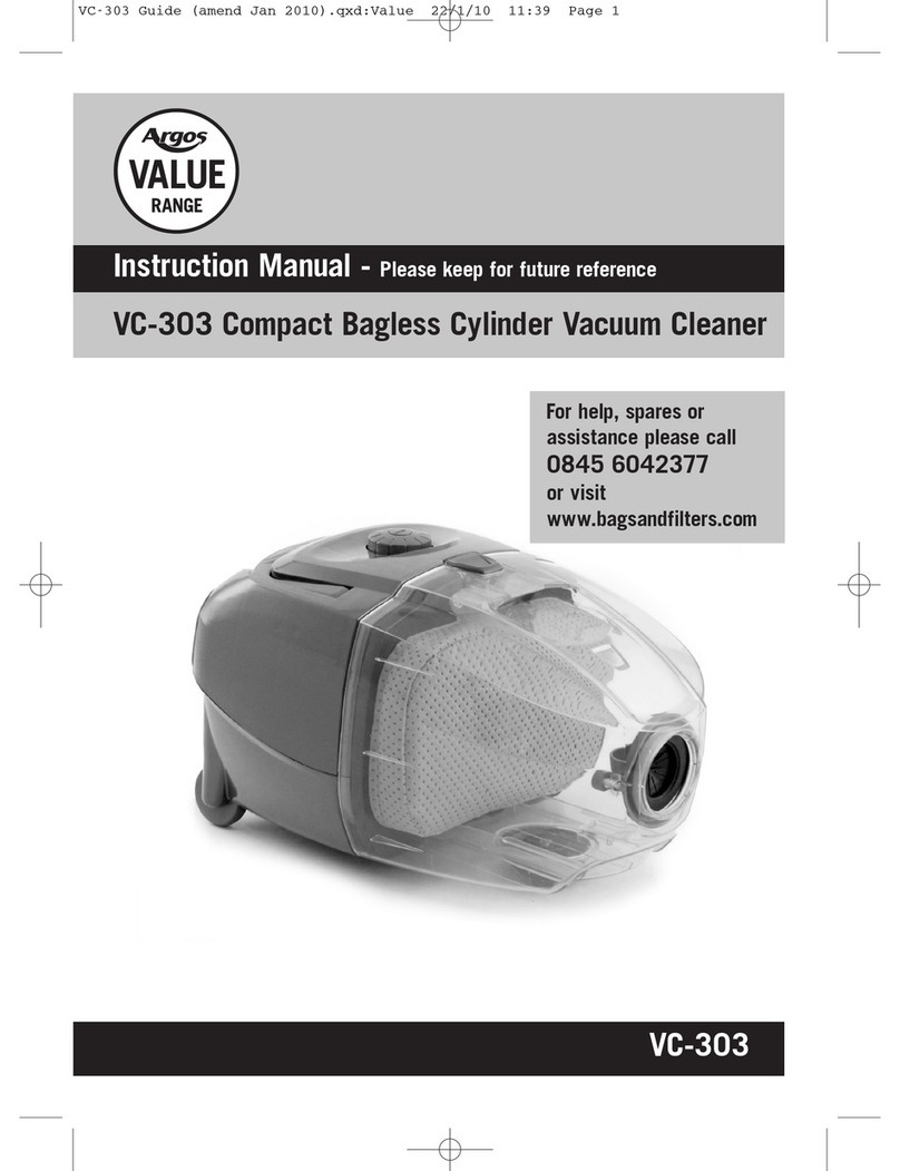 Argos Value VC-303 User manual Argos Value VC-303 User manual