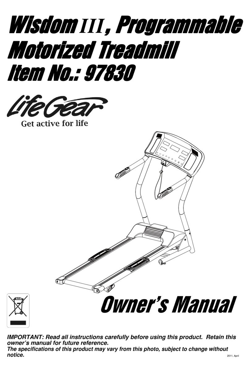 Life Gear 97830 User manual