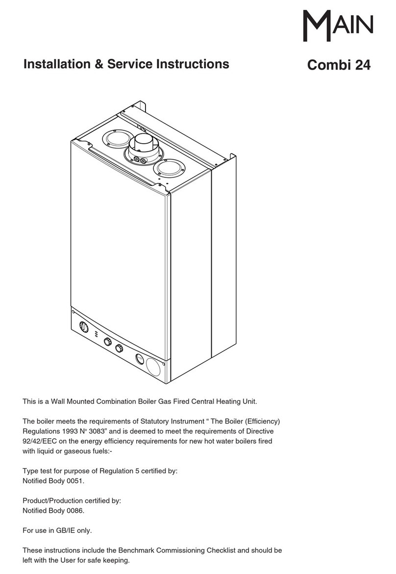 Main Combi 24 HE Installation and maintenance instructions