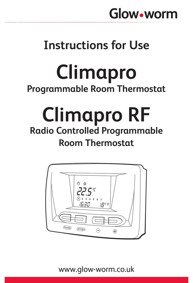 Glowworm Climapro Instructions for use