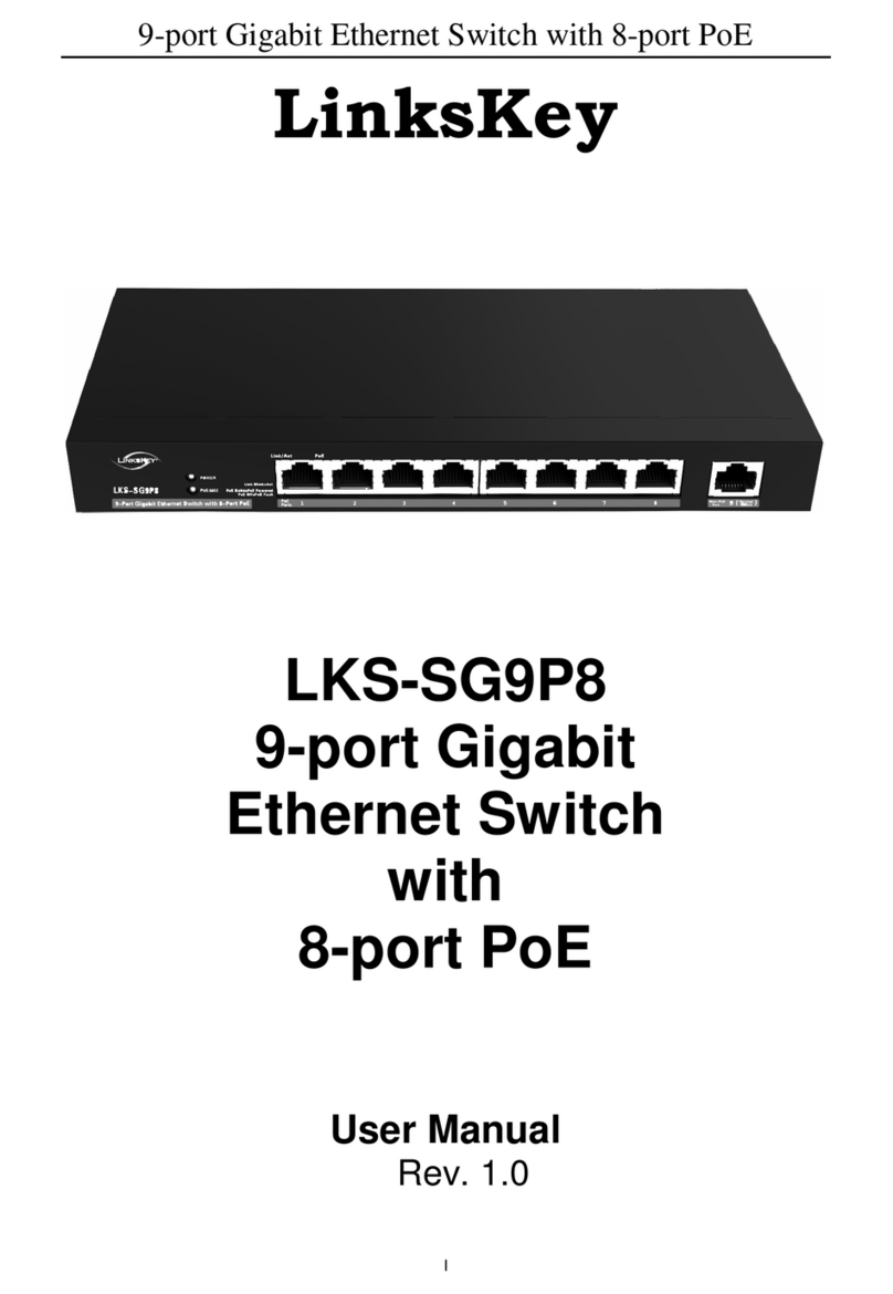 Linkskey LKS-SG9P8 user manual