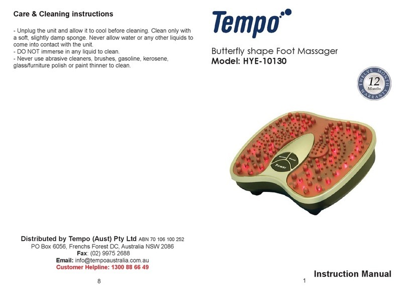 Tempo Fitness HYE-10130 instruction manual