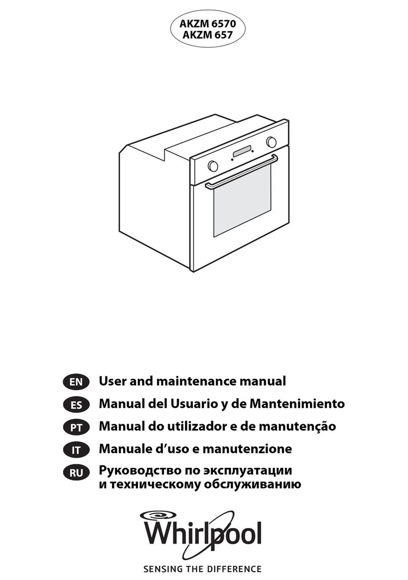 Whirlpool AKZM 6570 Operating instructions
