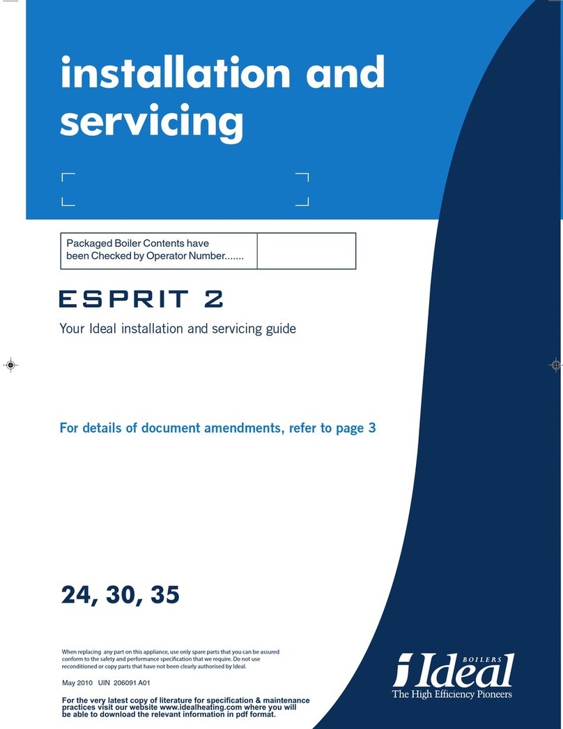 Ideal Boilers Esprit 2 User guide