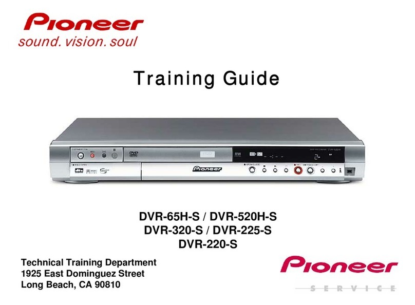 Pioneer DVR-65H-S Setup guide