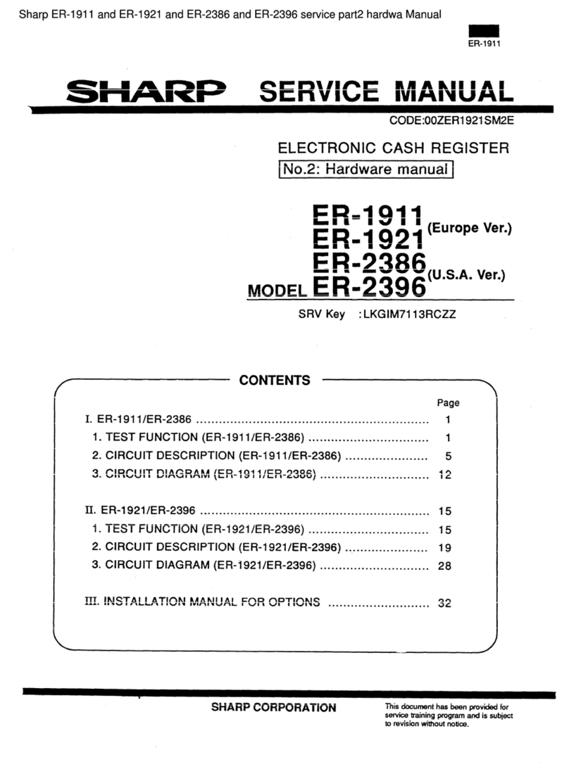 Sharp ER-1911 User manual Sharp ER-1911 User manual