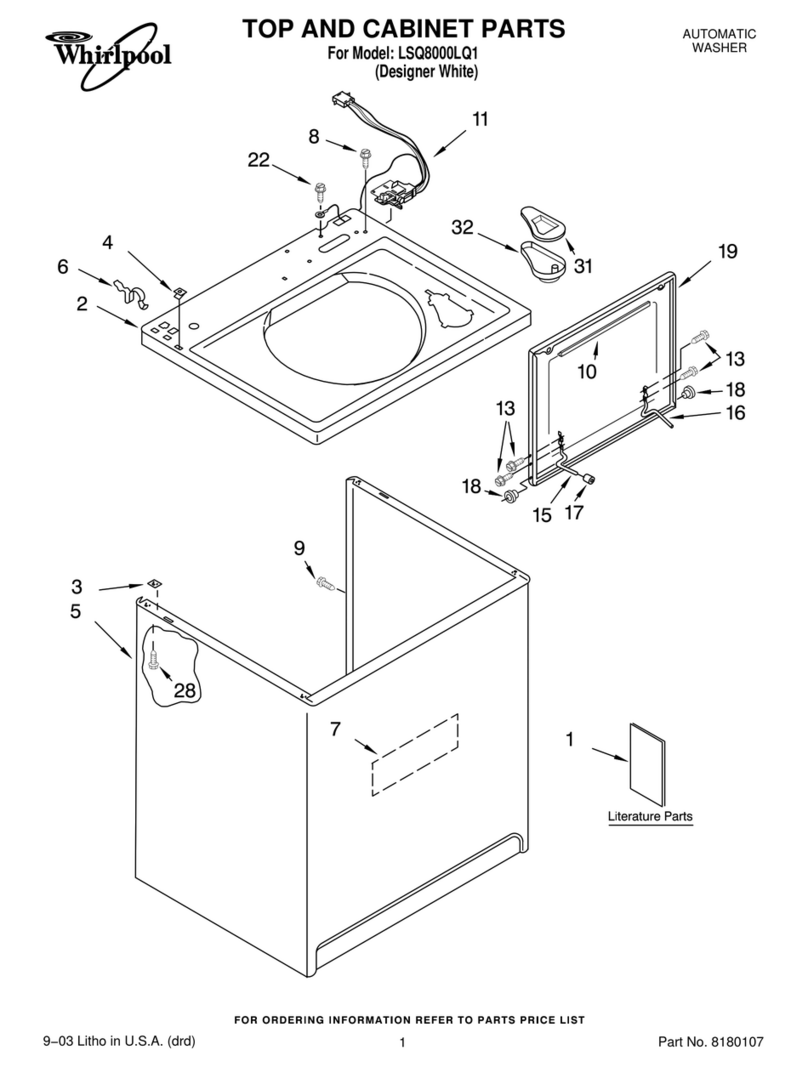 Whirlpool LSQ8000LQ1 User manual