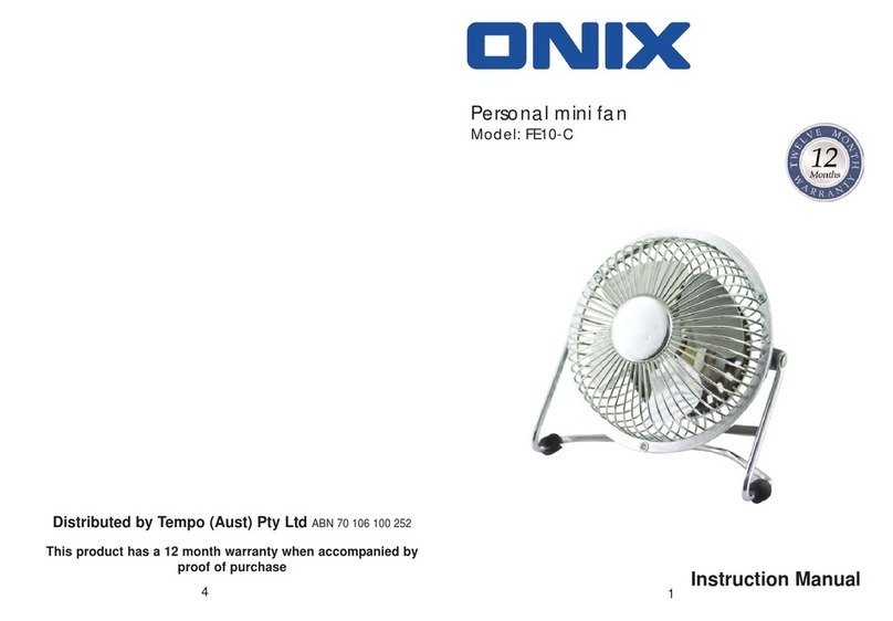 Onix FE10-C instruction manual Onix FE10-C instruction manual