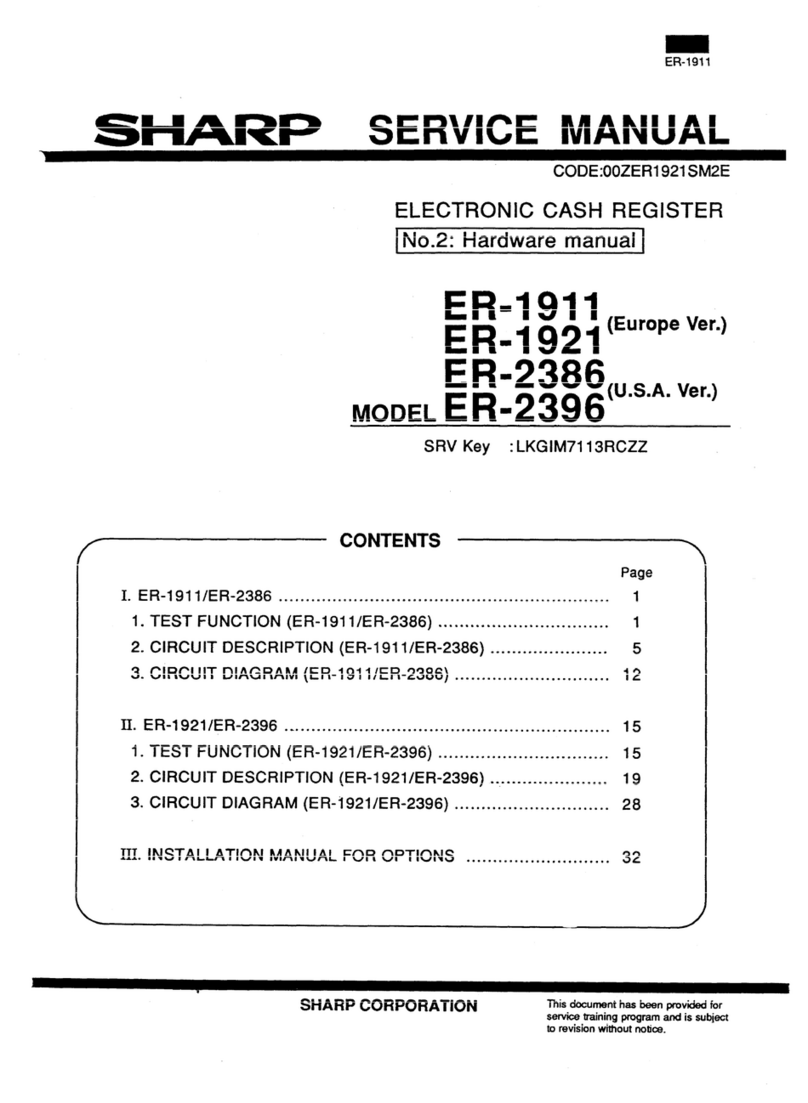 Sharp ER-1911 Service manual