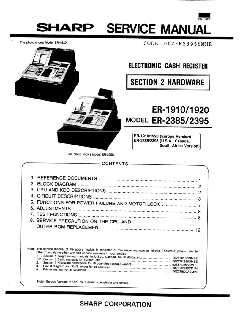Sharp ER-1910 User manual