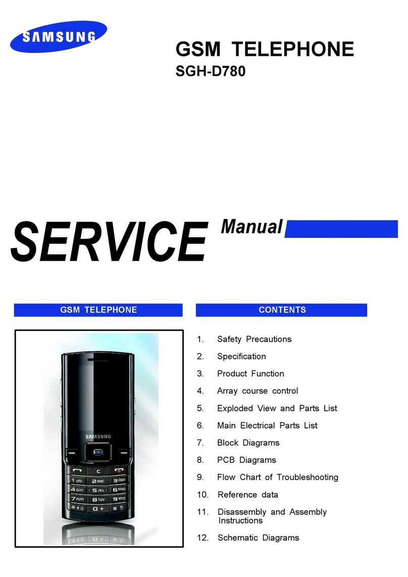 Samsung SGH-D780 Service manual