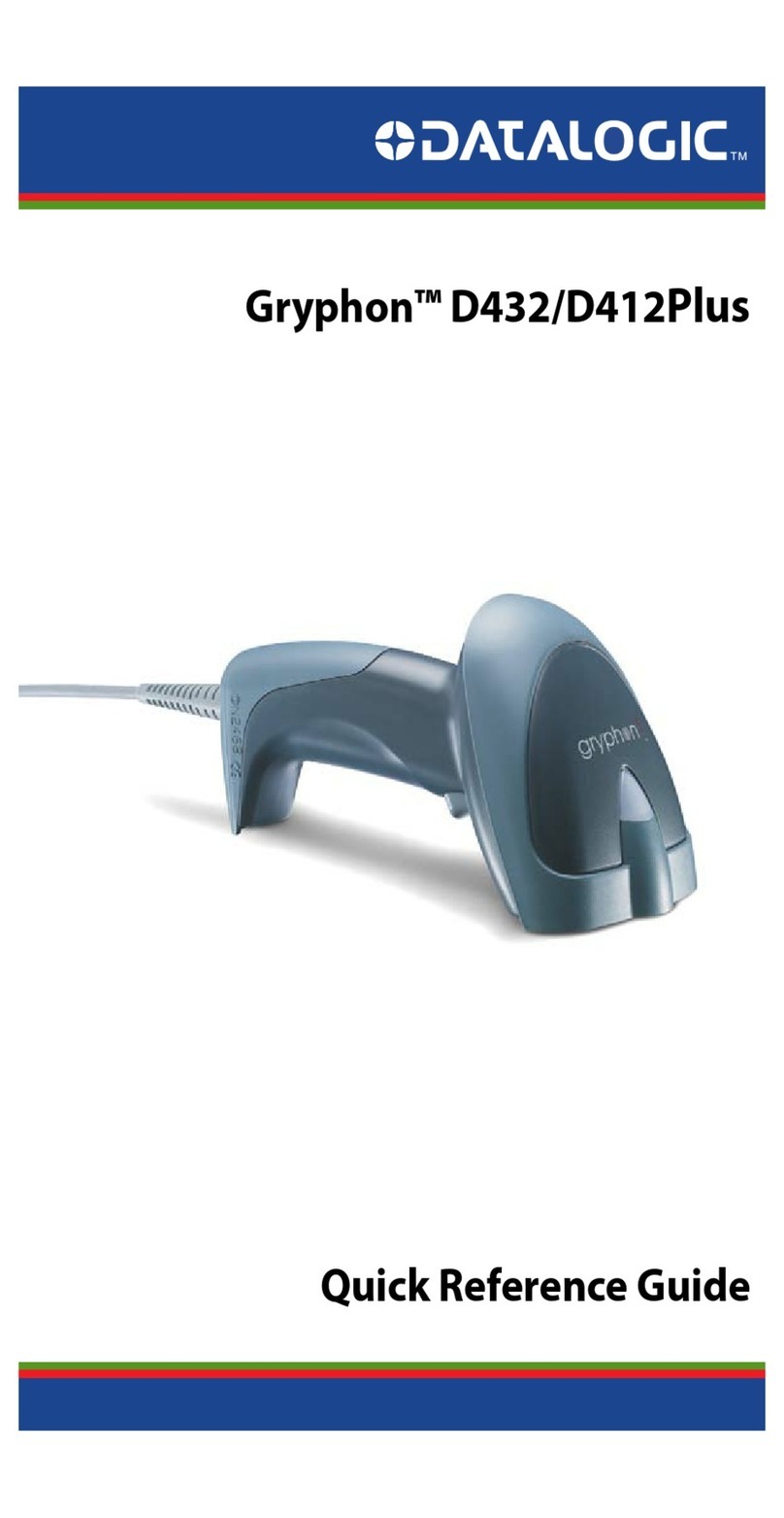 Datalogic GryphonD432 Quick reference guide