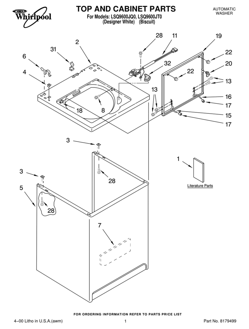 Whirlpool LSQ9600JQ0 parts list