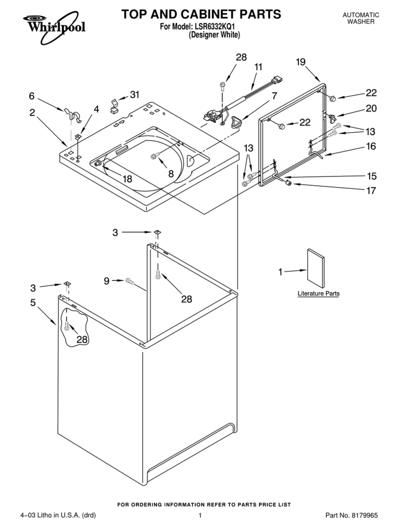 Whirlpool LSR6332KQ1 User manual Whirlpool LSR6332KQ1 User manual
