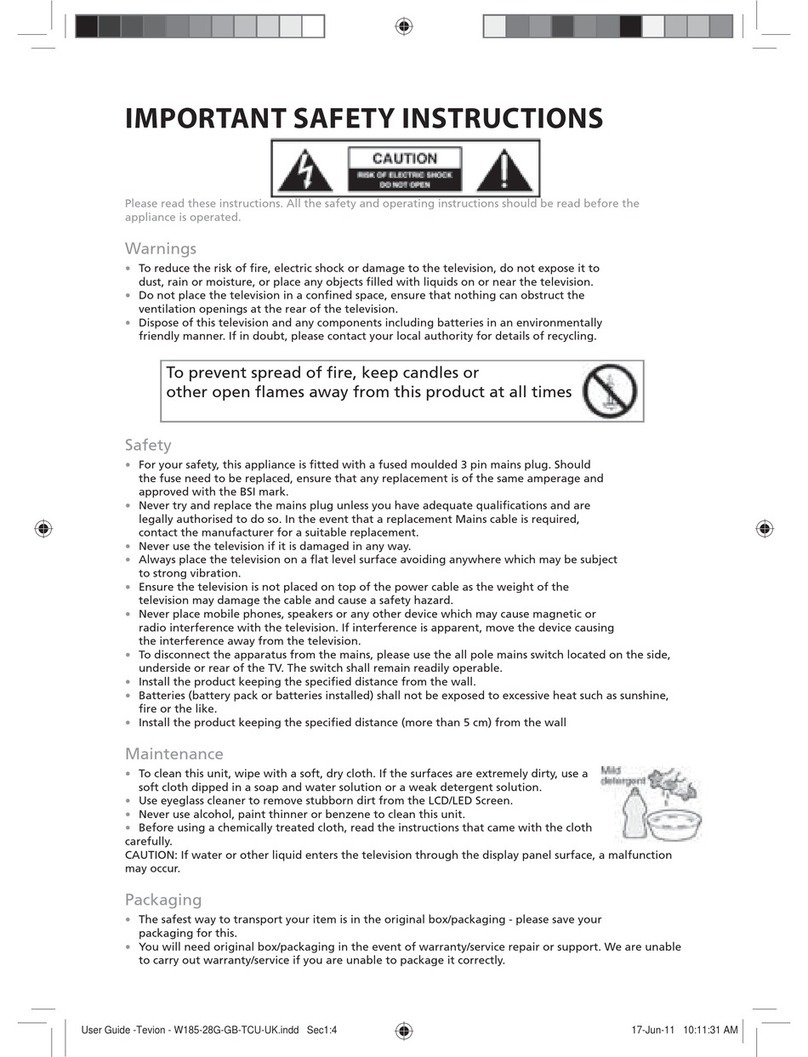 Tevion 19" User manual