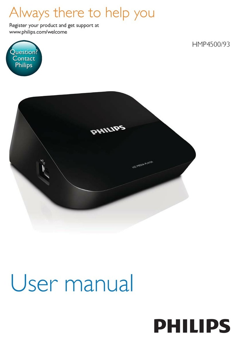 Philips HMP4500/93 User manual