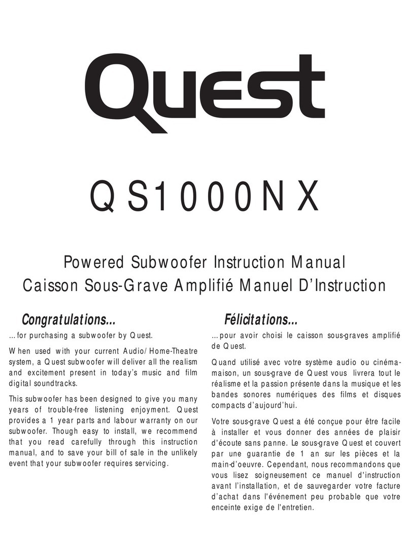 Quest Engineering QS1000NX User manual