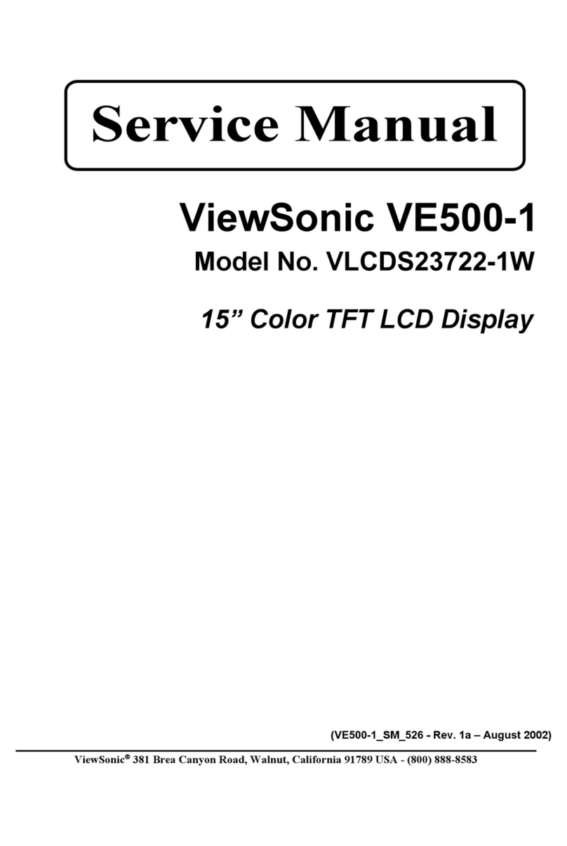 ViewSonic VLCDS23722-1W User manual