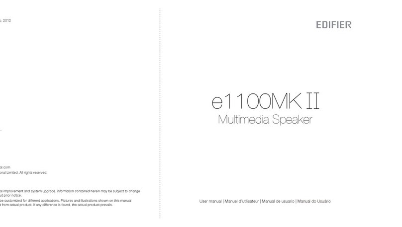 EDIFIER e1100MKII User manual