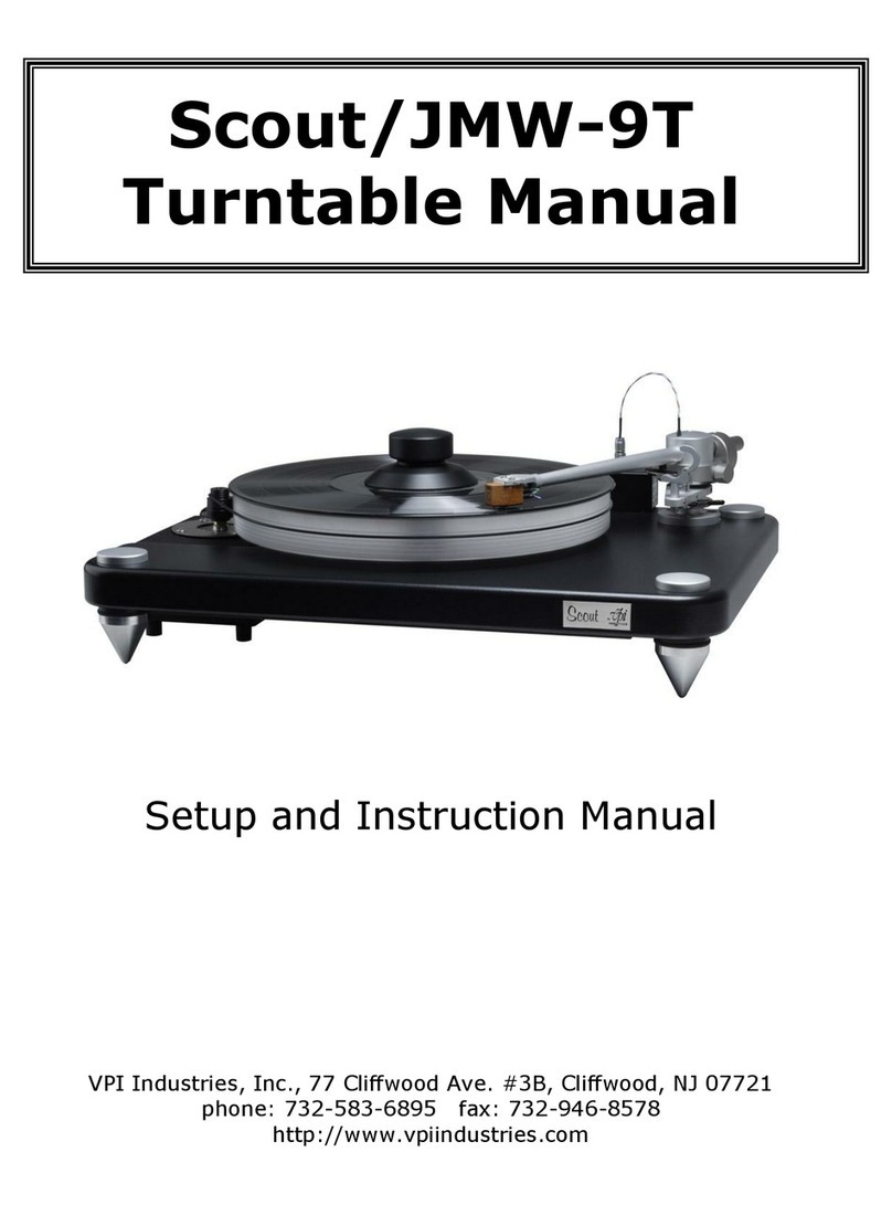 VPI Scout/JMW-9T Manual