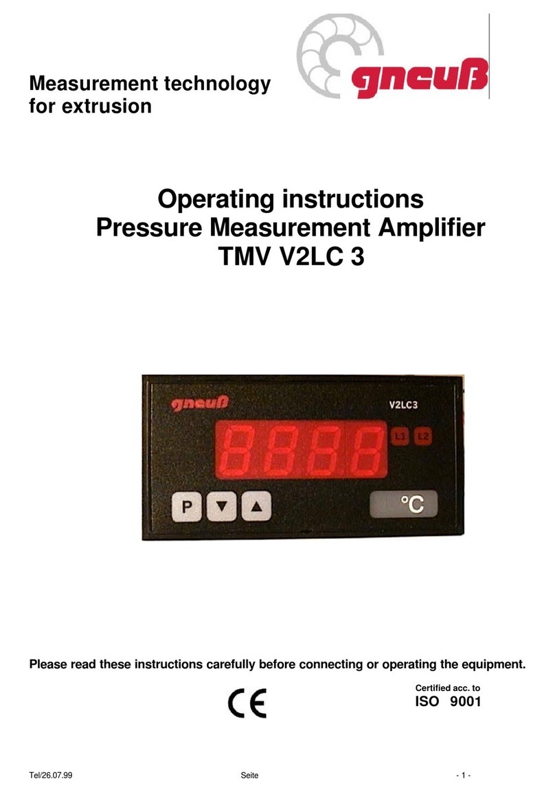 Gneub TMV V2LC 3 operating instructions