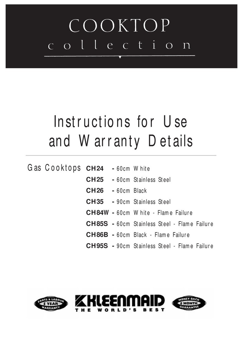Kleenmaid Ch24 User manual